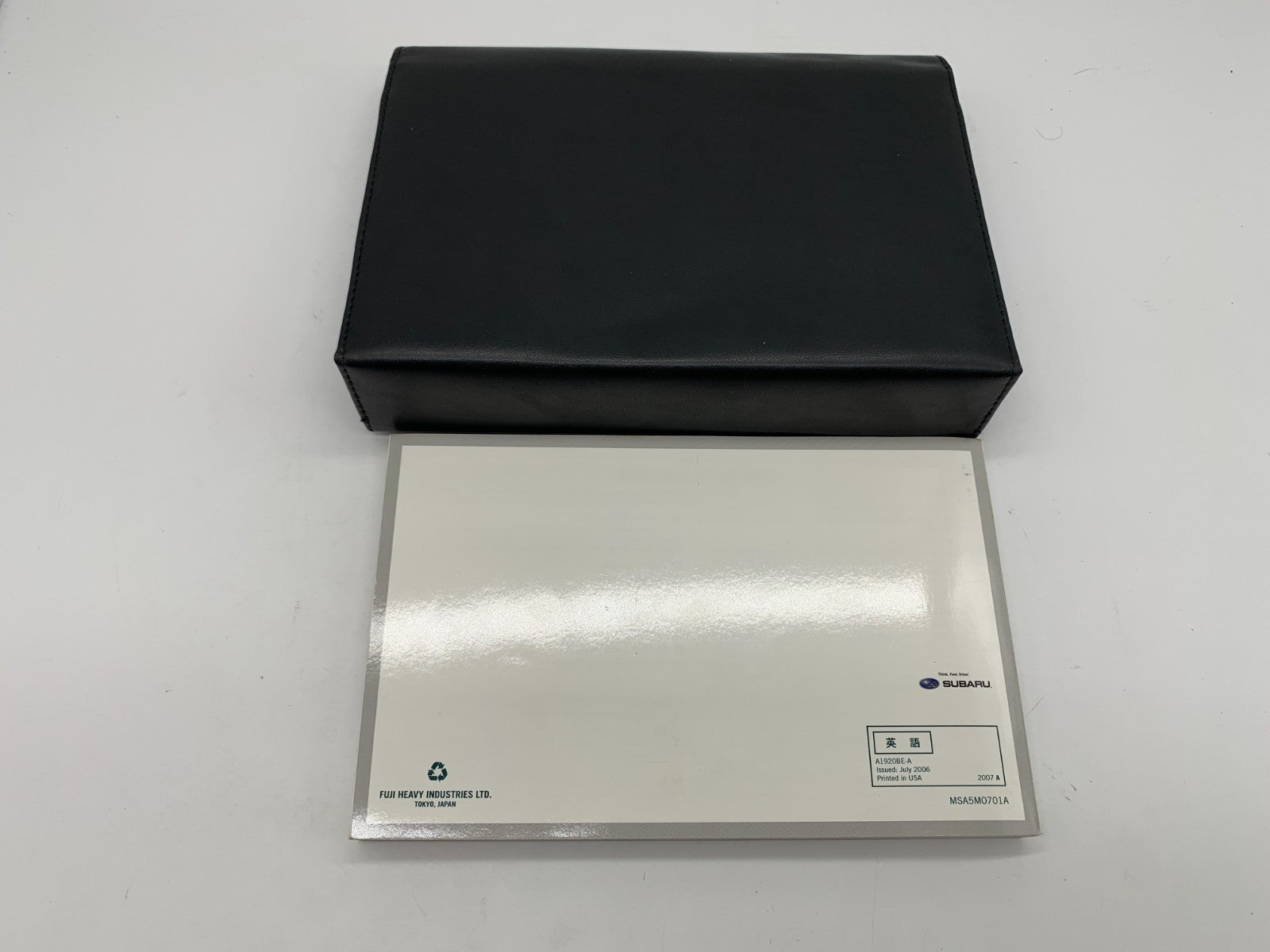 2007 Subaru Impreza Owners Manual with Case OEM