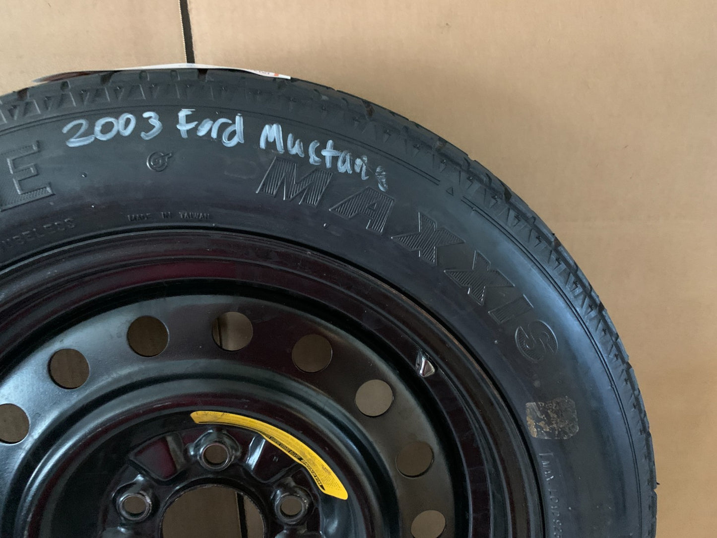 1999-2004 Ford Mustang Spare Tire 16" Wheel Compact Donut T145/80D16