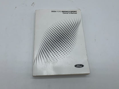 2024 Ford Bronco Sport Owners Manual OEM D02B68005