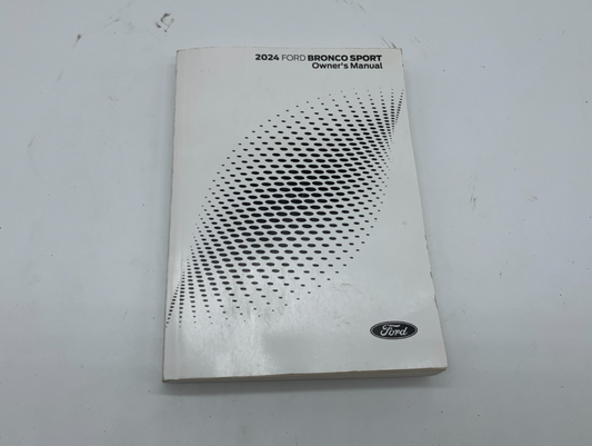 2024 Ford Bronco Sport Owners Manual OEM D02B68005