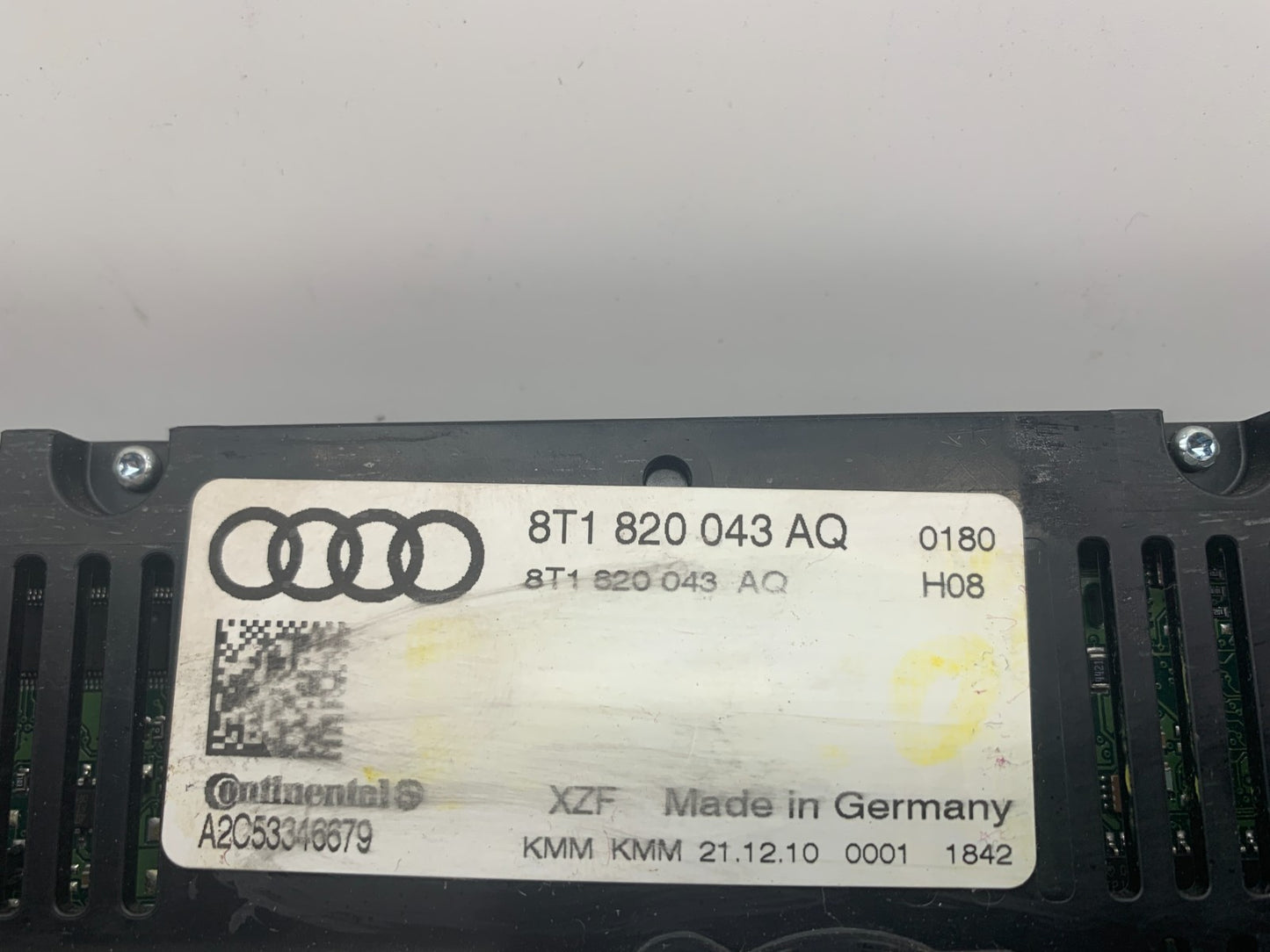 2008-2012 Audi A4 AC Heater Climate Control Unit with Heated Seats OEM B03B35004