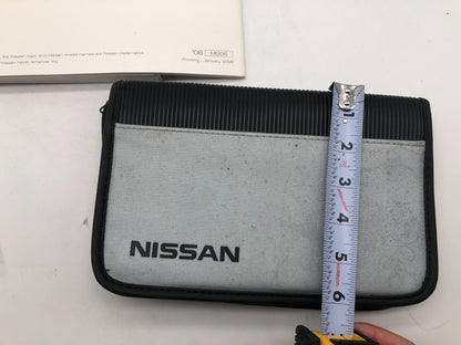 2006 Nissan Altima Owners Manual Set with Case OEM R01B14012