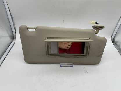 2008-2015 Nissan Rogue Passenger Visor Sunvisor Beige Illumination OEM A01B50003