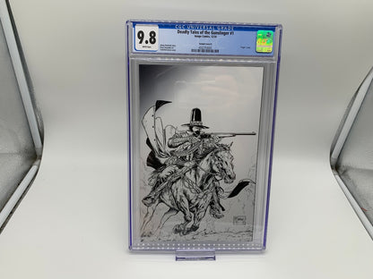 Deadly Tales of the Gunslinger #1 CGC 9.8 1:50 B&W Virgin Incentive McFarlane