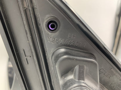 2010-2015 Jaguar XF Driver Side View Power Door Mirror Black BSA OEM A02B46041