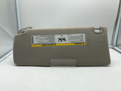 2014-2018 Jeep Grand Cherokee Passenger Sun Visor Gray Illuminated OEM A01B40001