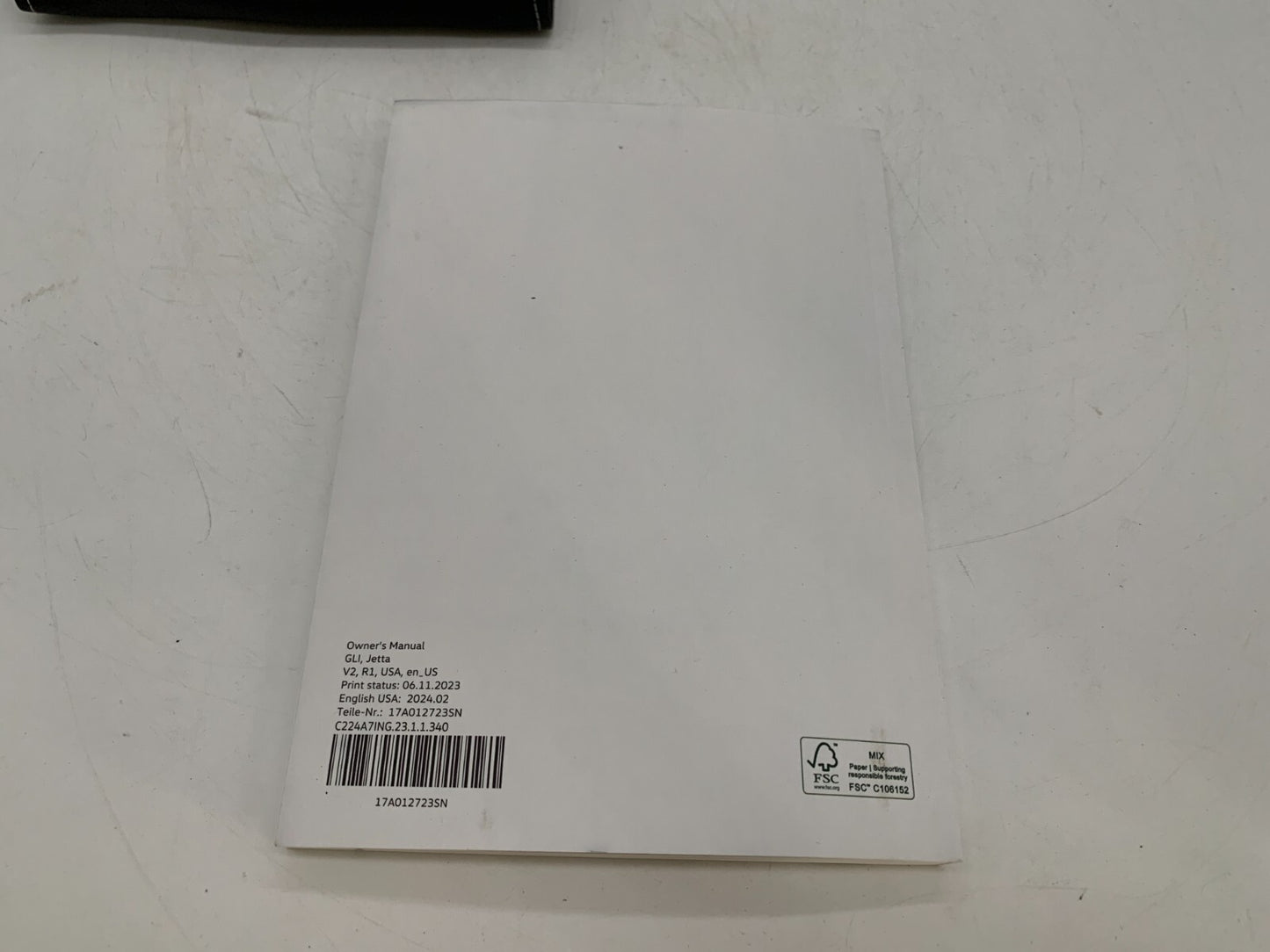 2024 Volkswagen Jetta GLI Owners Manual Set with Case OEM D01B60012