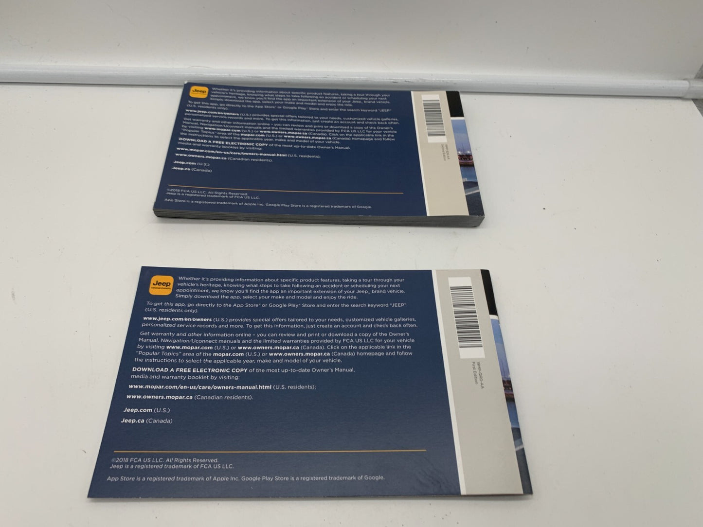 2019 Jeep Compass Owners Manual User Guide Set OEM B04B34018