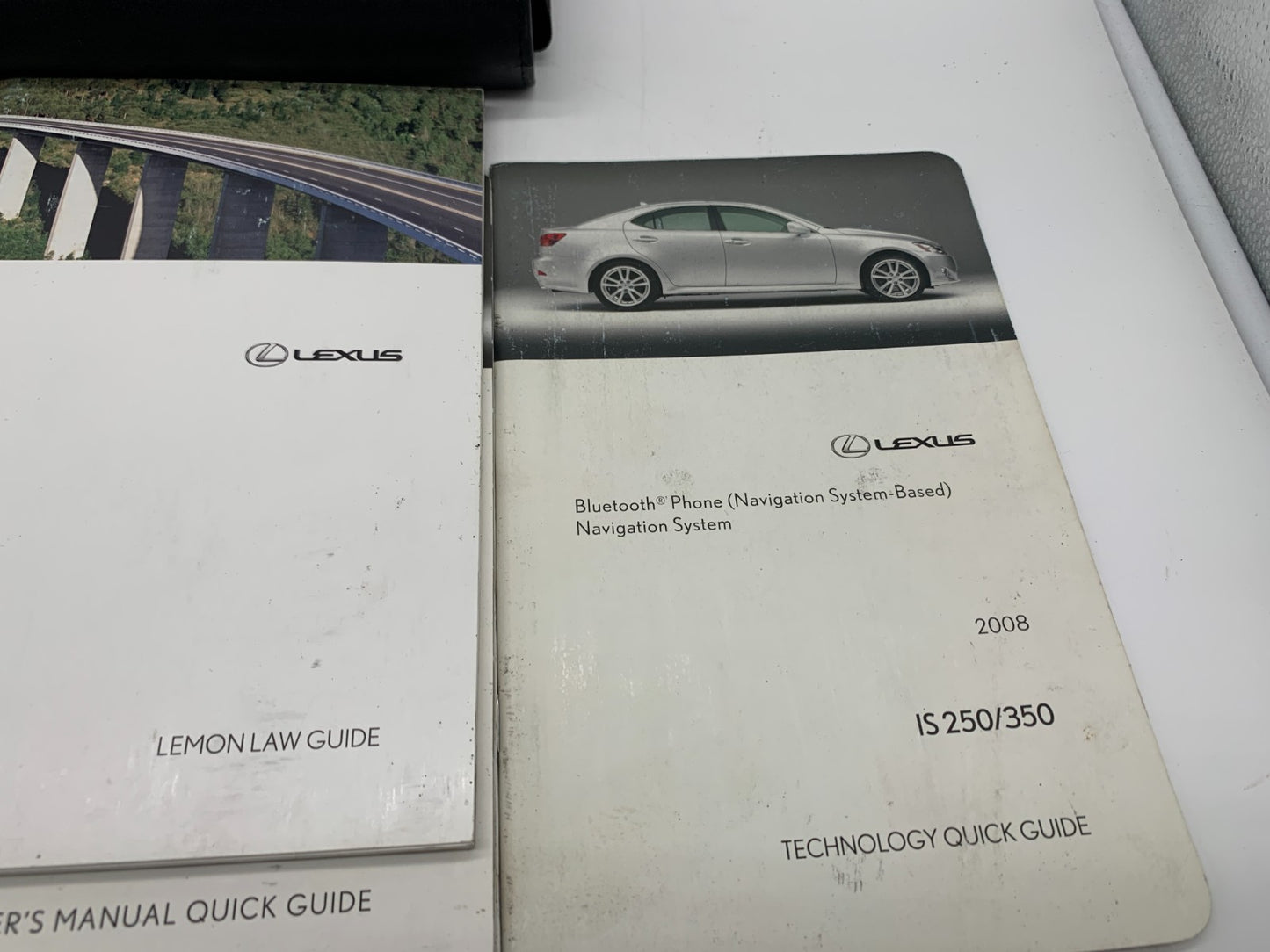 2008 Lexus IS350 IS250 Owners Manual Set with Case OEM C03B69019