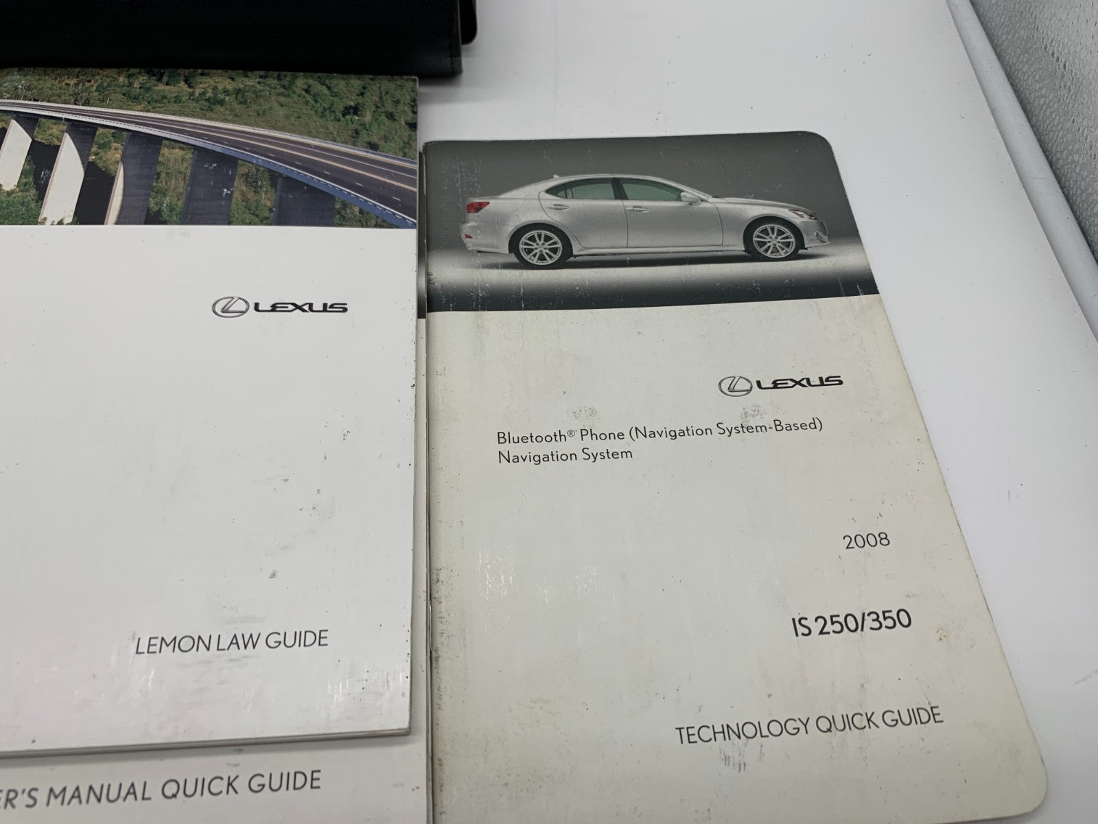 2008 Lexus IS350 IS250 Owners Manual Set with Case OEM C03B69019