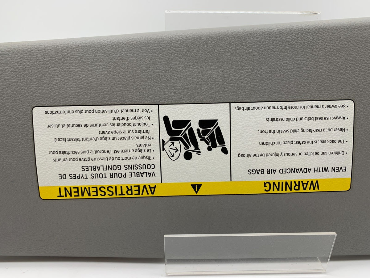 2006-2011 BMW X1 Passenger Sun Visor Gray OEM C04B63004