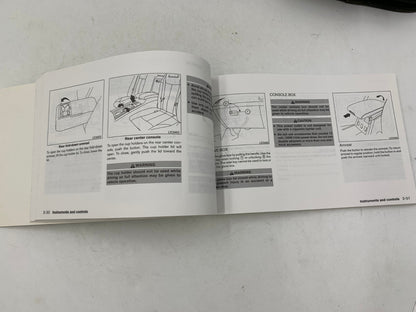2004 Nissan Maxima Owners Manual Set with Case OEM D01B48005