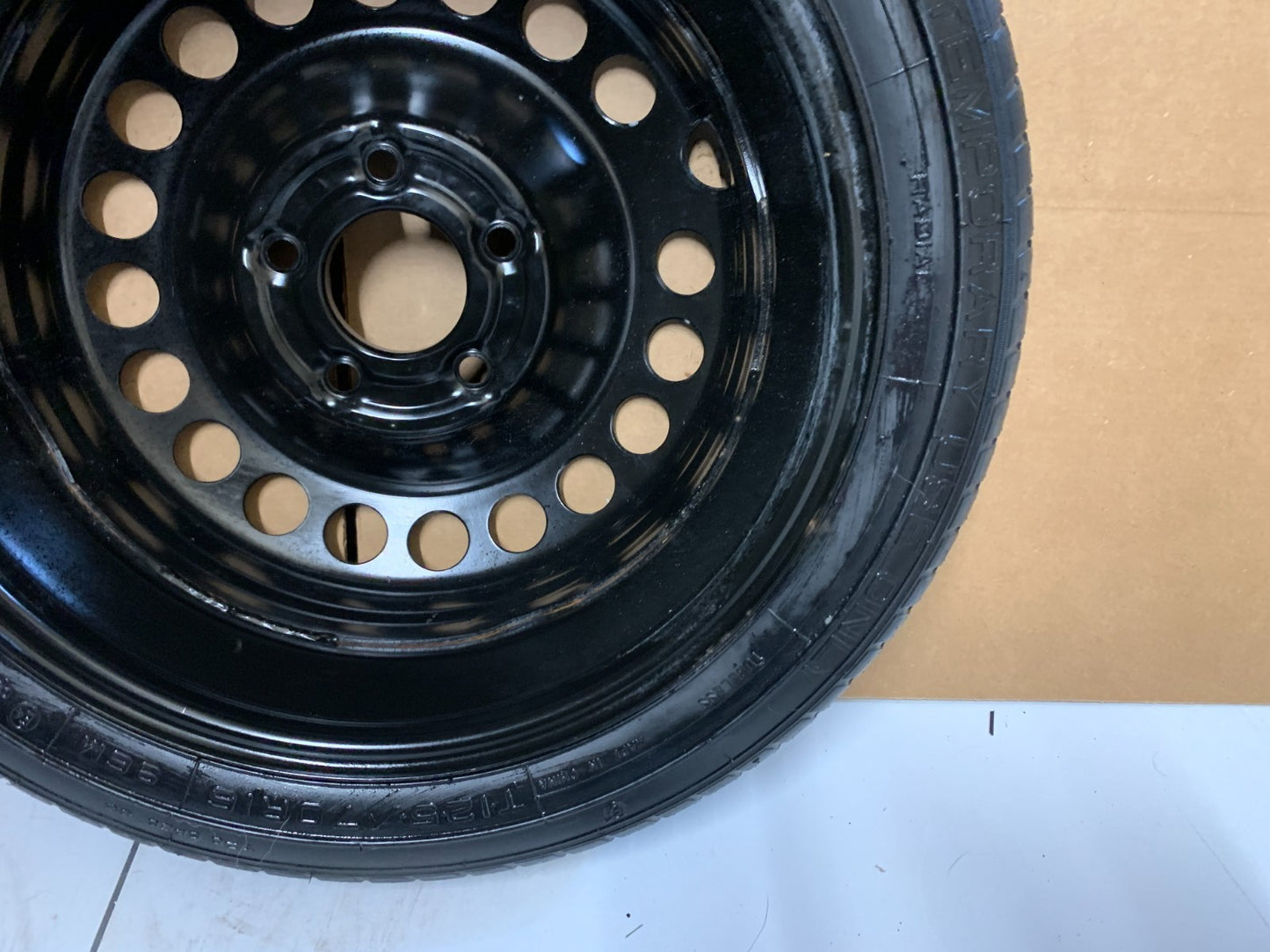 2024-2025 Chevrolet Trax 16" Spare Tire Wheel Compact Donut T125/70R16 96M