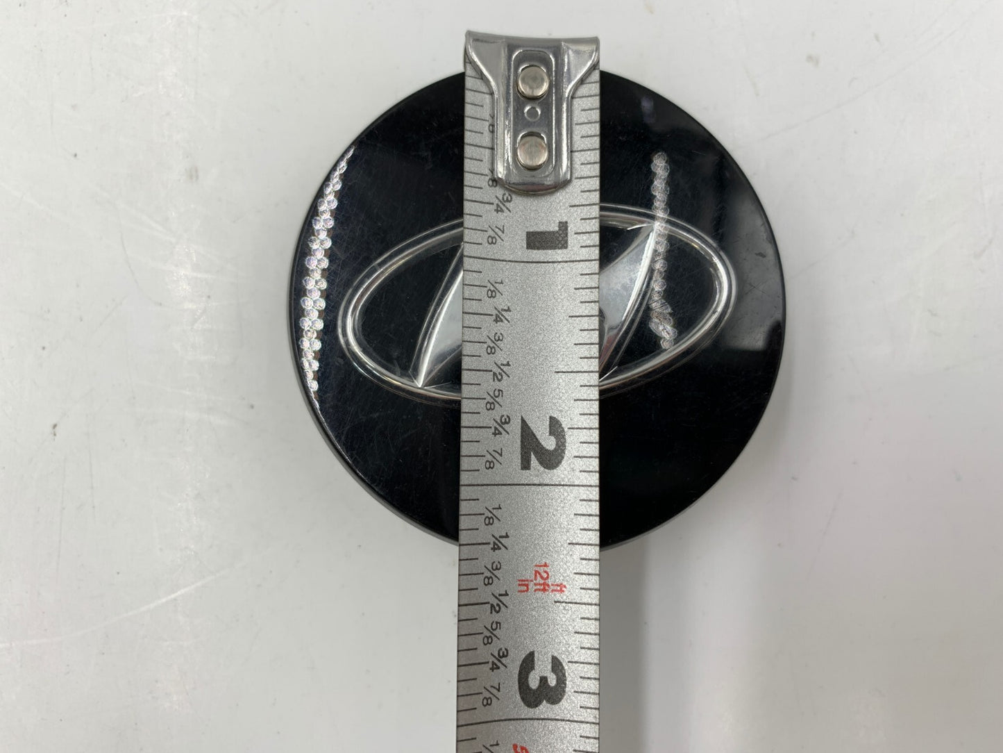 Hyundai Wheel Center Cap Set of 3 Black 2-1/4 inch OEM B01B05018