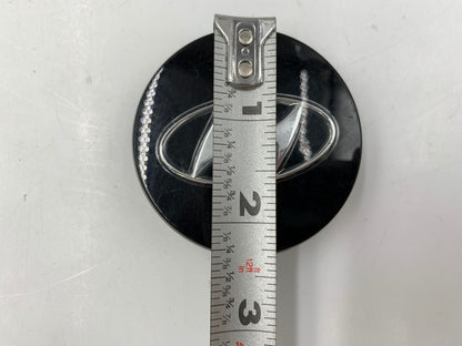 Hyundai Wheel Center Cap Set of 3 Black 2-1/4 inch OEM B01B05018