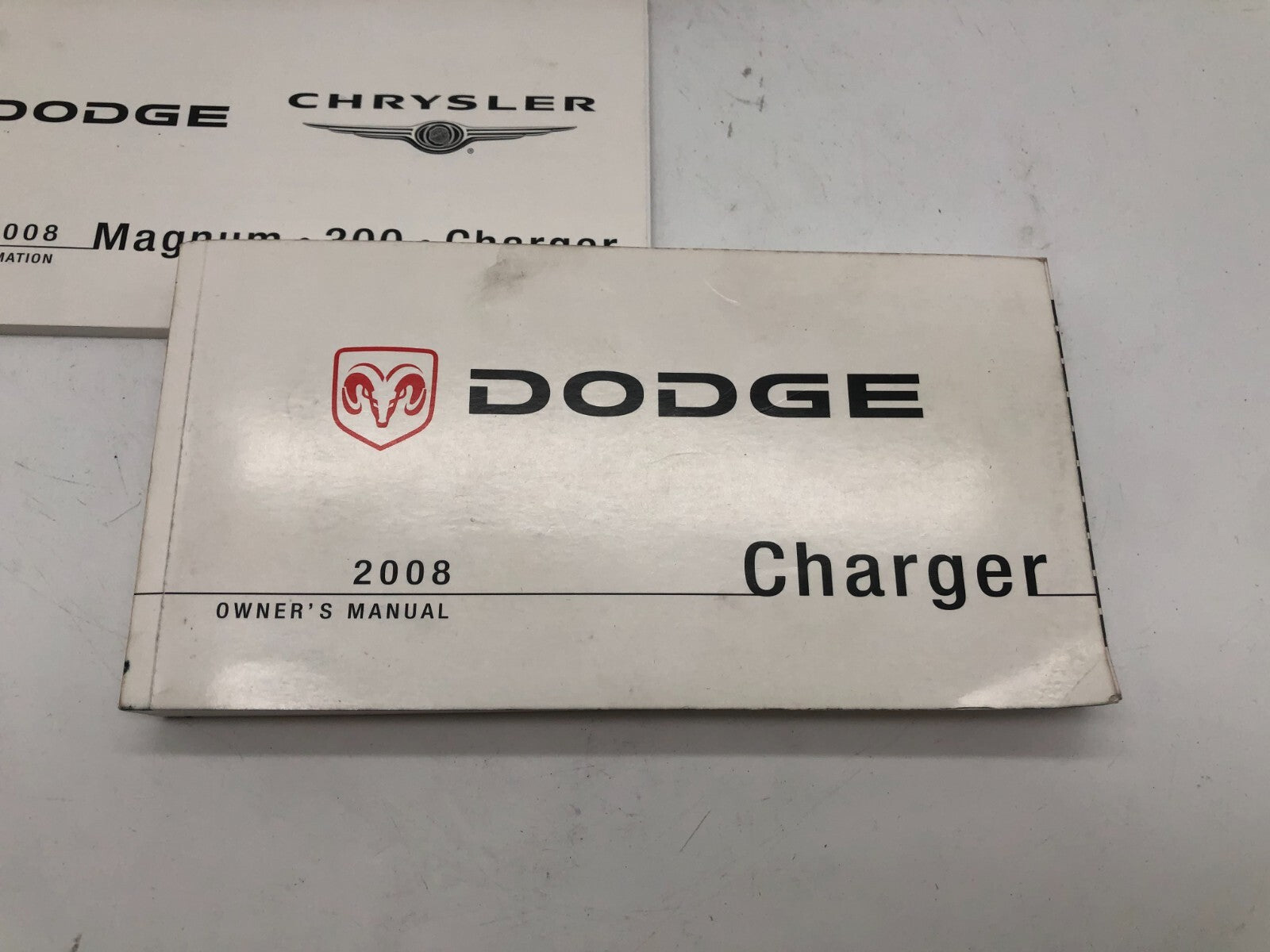 2008 Dodge Charger Owners Manual Set with Case OEM D03B67015