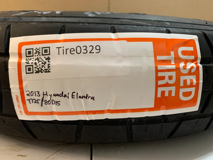 2013-2020 Hyundai Elantra 15" Spare Tire Compact Donut T125/80D15