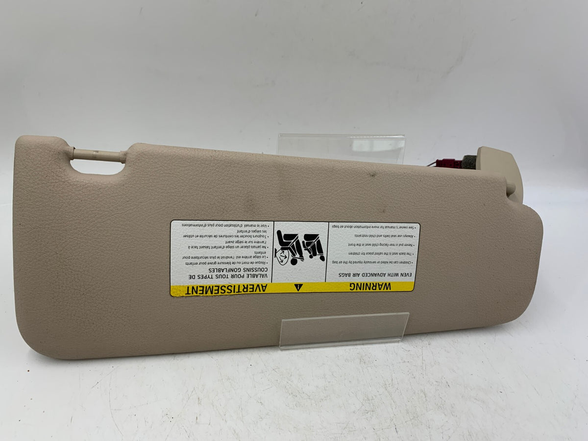 2010-2016 BMW 535i Driver Sun Visor Gray Illumination OEM B02B38062
