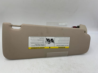 2010-2016 BMW 535i Driver Sun Visor Gray Illumination OEM B02B38062