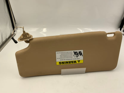 2007-2010 BMW X3 Passenger Sun Visor Illuminated Tan OEM D04B11048