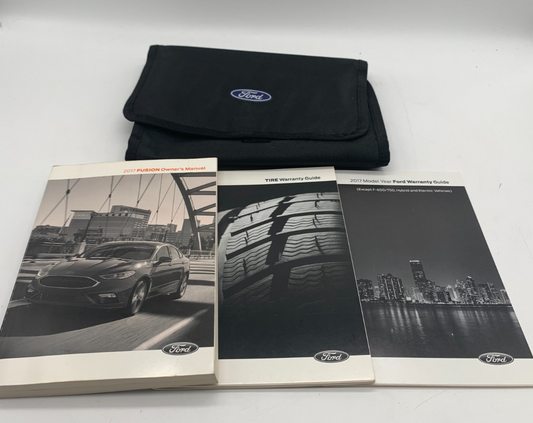 2017 Ford Fusion Owners Manual Set with Case OEM A02B50020
