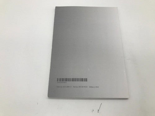 2010 Mercedes-Benz C-Class C Class Owners Manual with Case OEM R01B07004