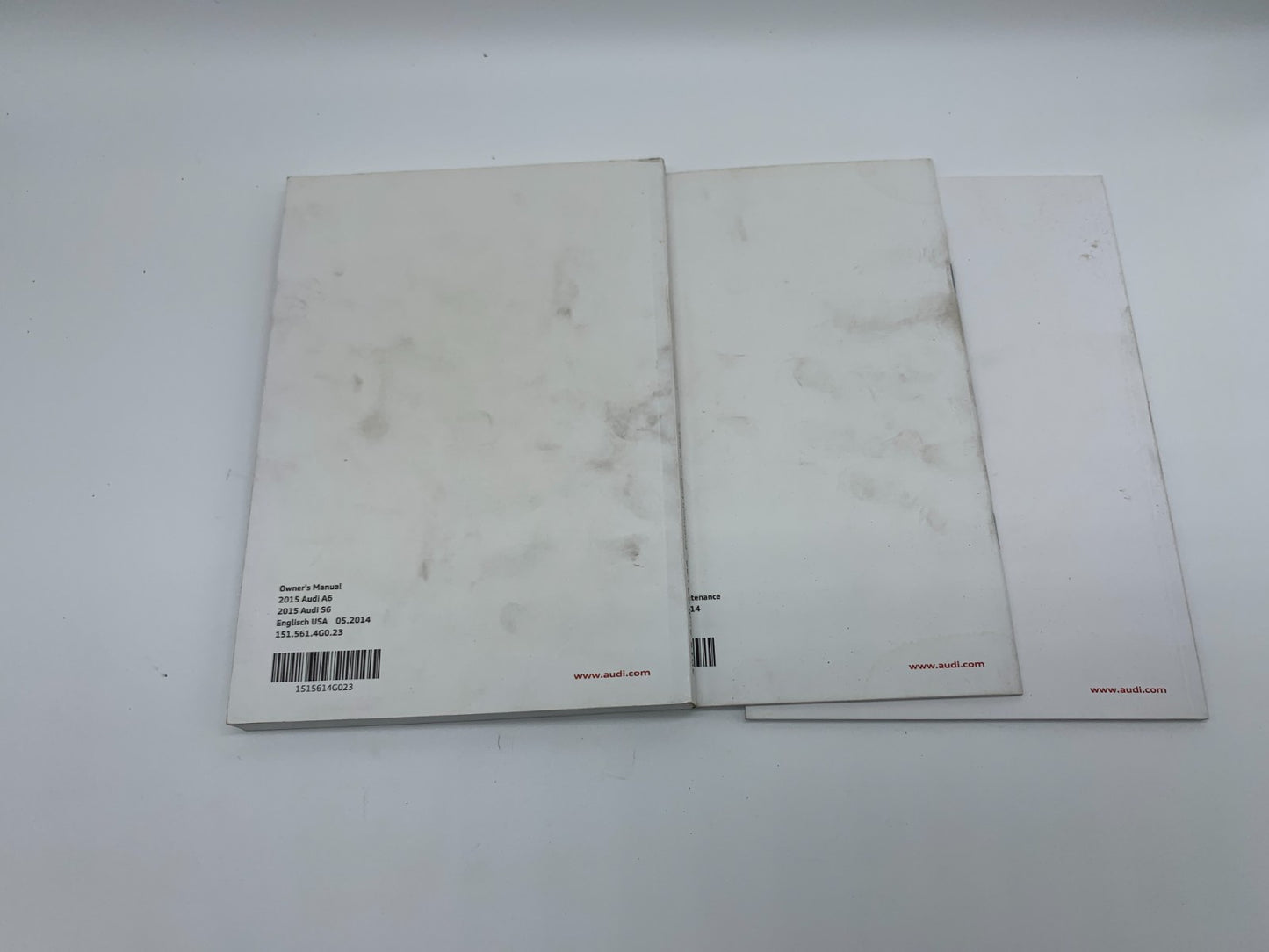 2015 Audi A6 Owners Manual Set OEM B04B49015