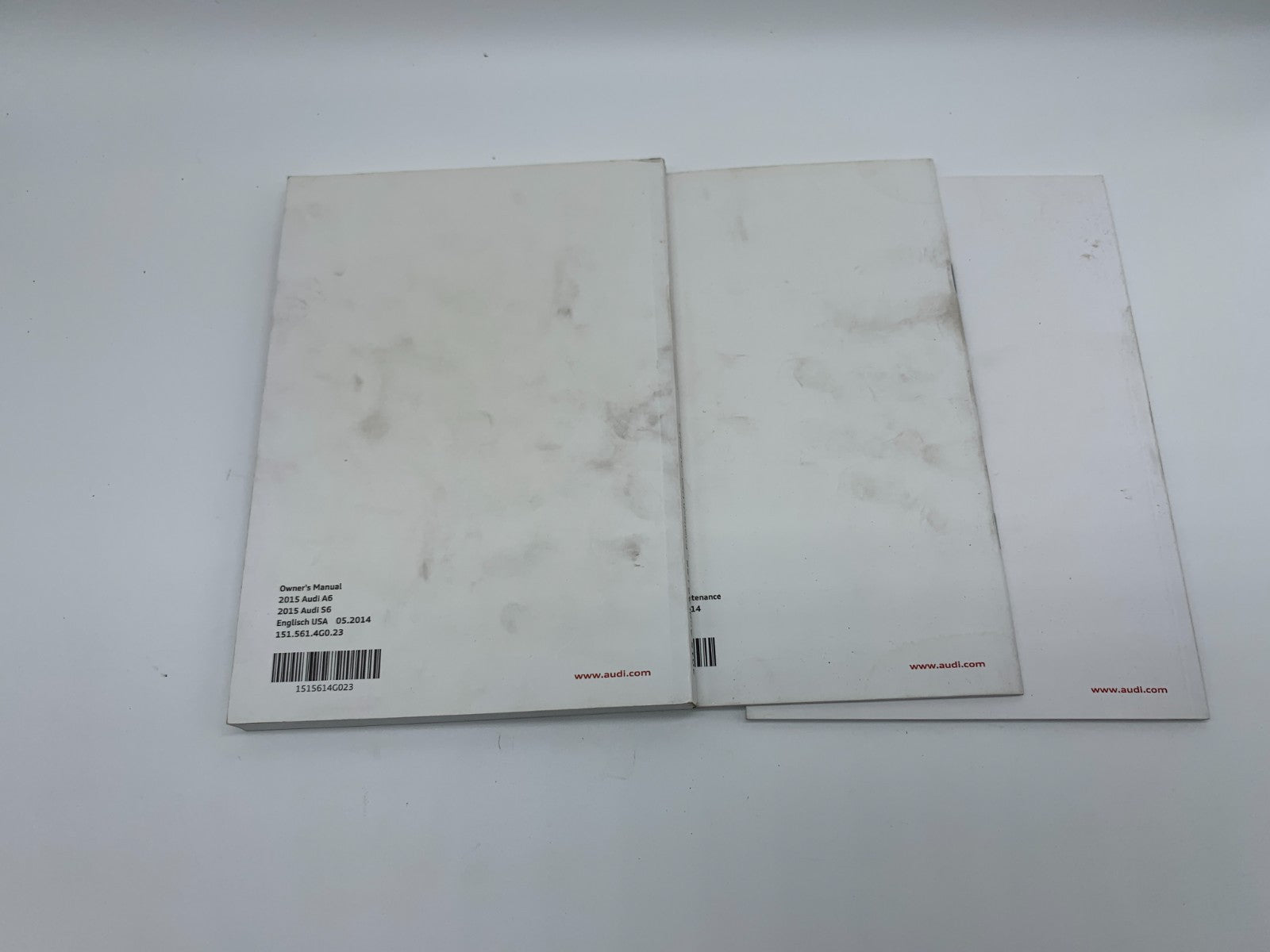 2015 Audi A6 Owners Manual Set OEM B04B49015