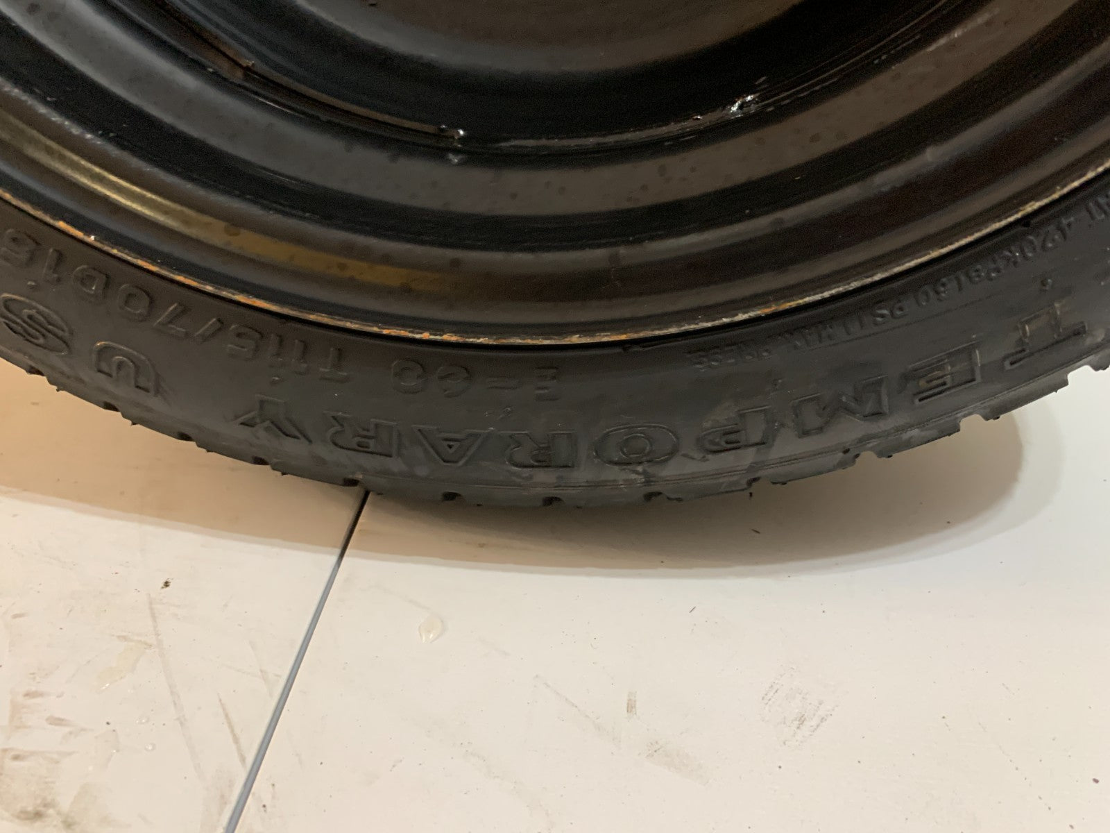 2010-2013 Mazda 3 Mazda3 15" Spare Tire Compact Donut T115/70D15 OEM T333