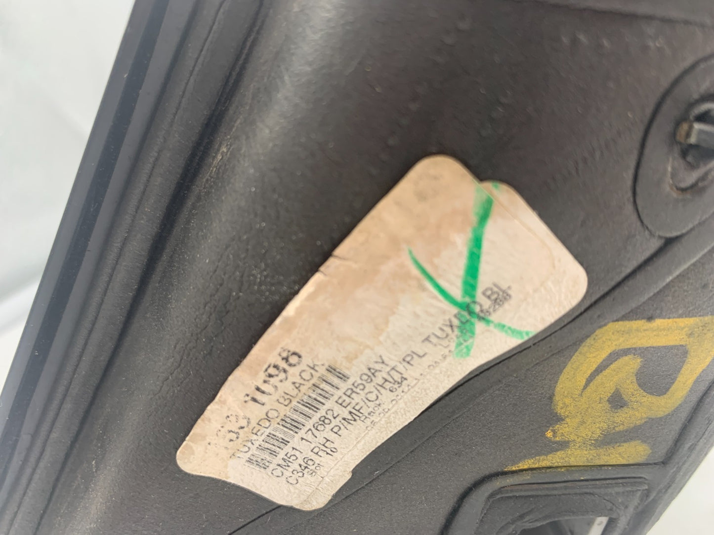 2012-2014 Ford Focus Passenger Side View Power Door Mirror Tuxedo Black OEM