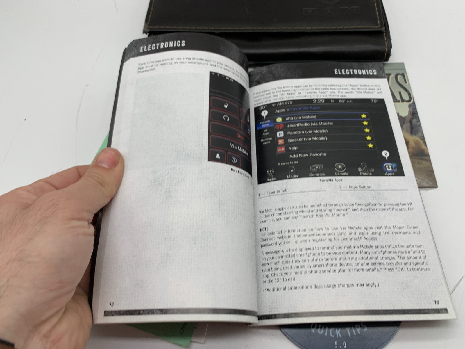 2015 Ram 1500 Owners Manual Users Guide Set with Case OEM B01B04047