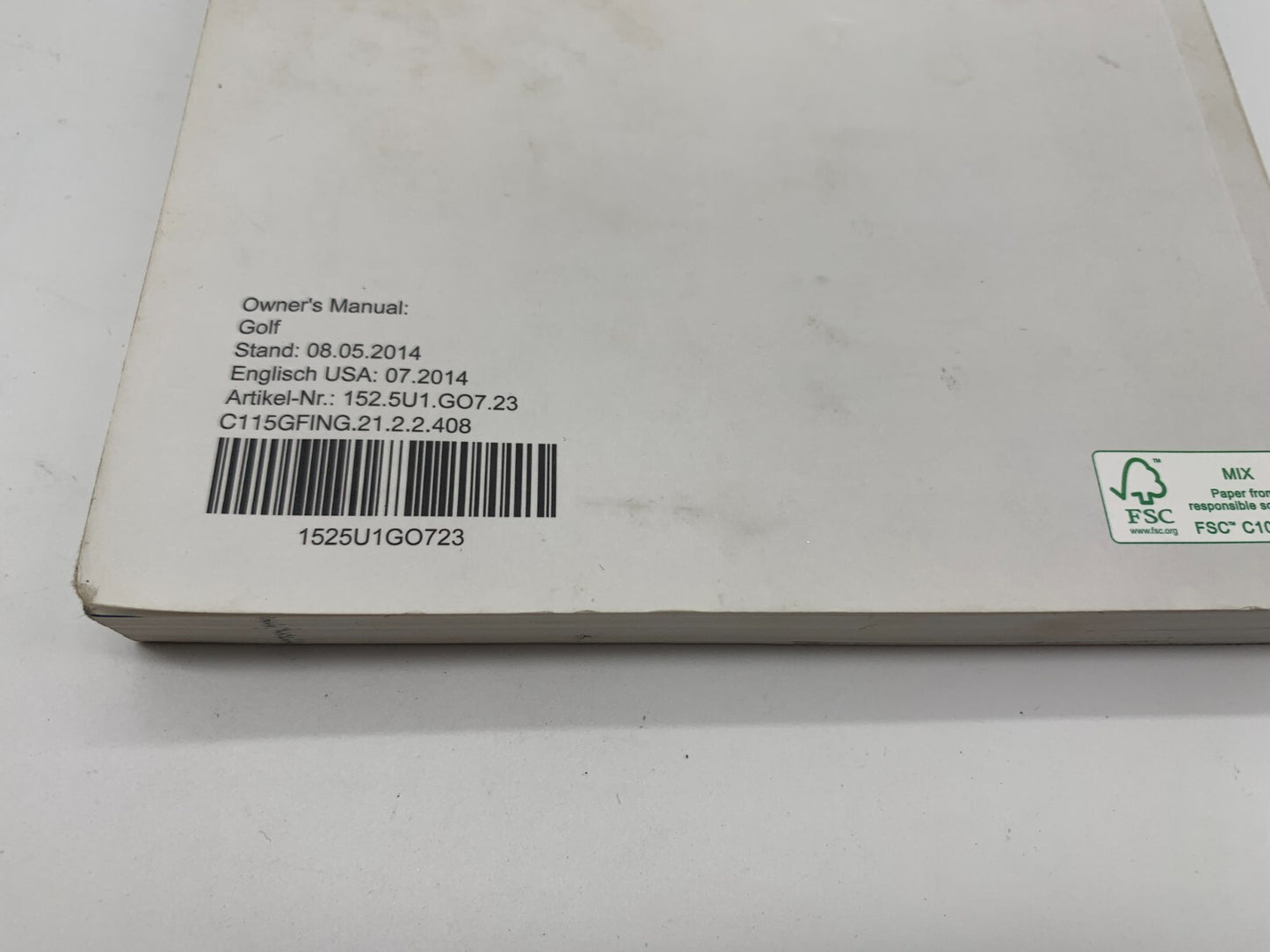 2015 Volkswagen Jetta Owners Manual Set with Case OEM B04B34016
