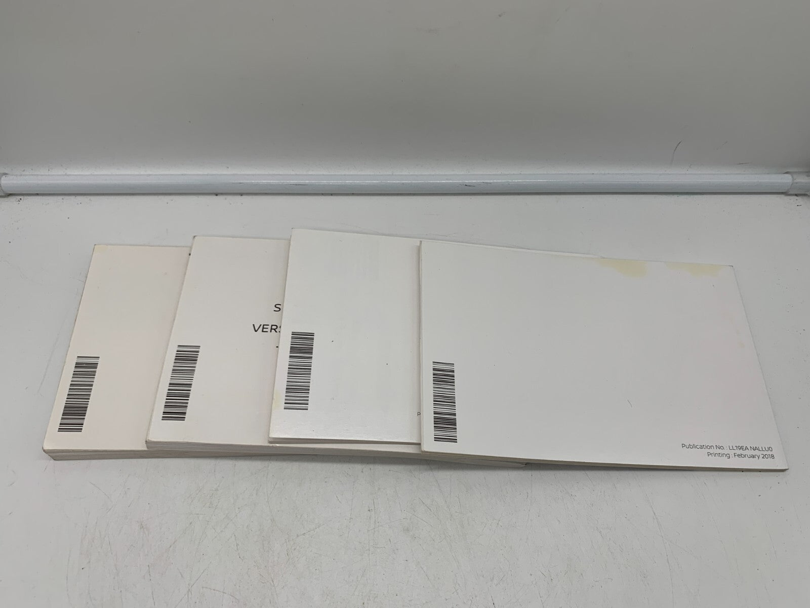 2019 Nissan Versa Sedan Owners Manual Set with Case OEM D02B70012