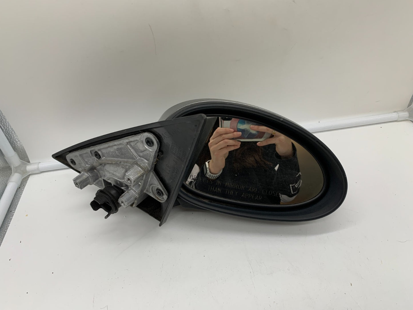 2007-2009 BMW 328i Coupe Passenger Side View Power Door Mirror Gray C03B68003