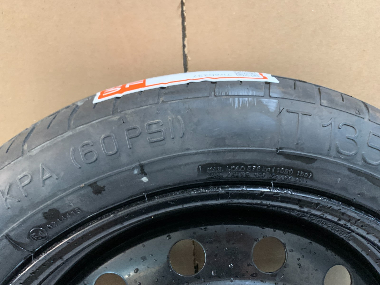 2011-2015 Kia Optima 17" Spare Tire Compact Donut T135/80D17