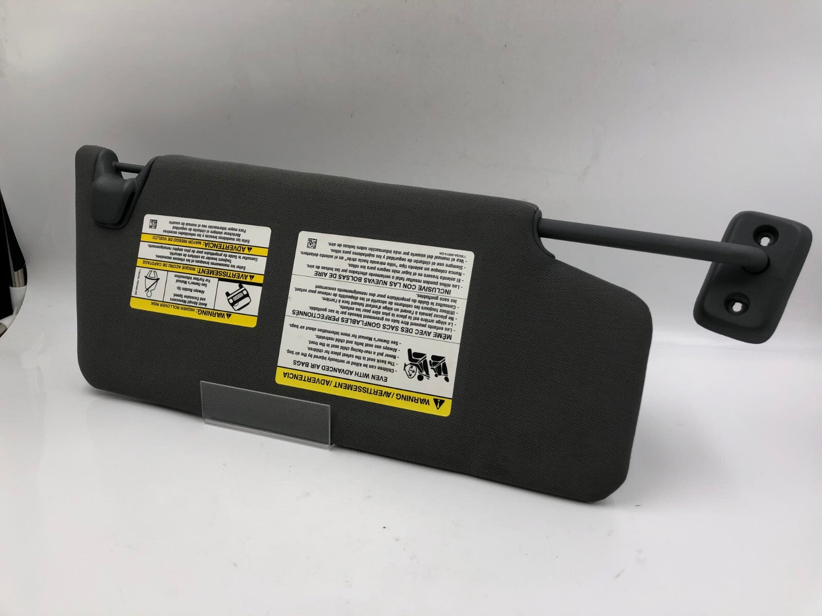 2011-2014 Ford F-150 Driver Sun Visor Gray OEM B03B50054