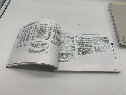 2018 Hyundai Sonata Owners Manual Set with Case OEM A04B42009