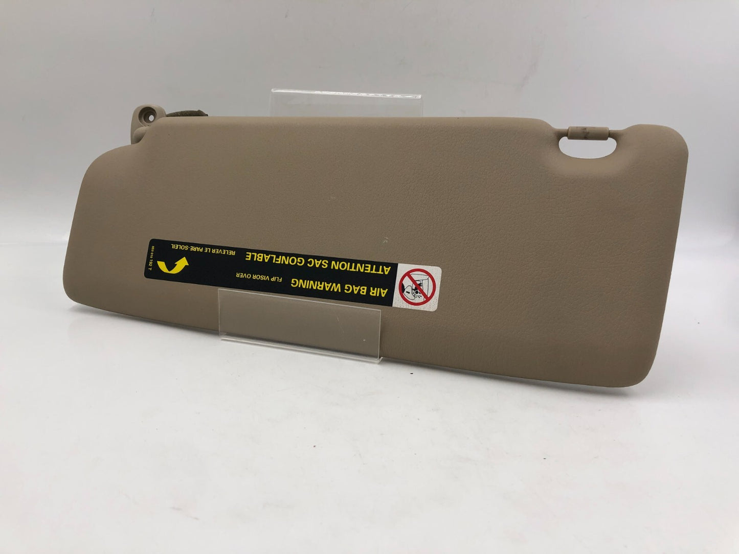 2003-2009 Audi A4 Passenger Sun Visor  Tan Illuminated OEM E01B27084