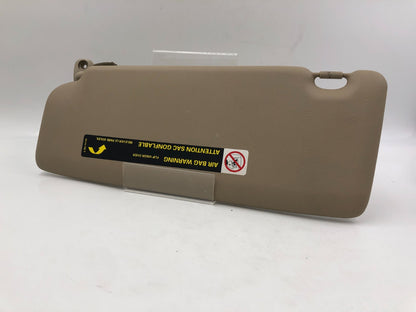 2003-2009 Audi A4 Passenger Sun Visor  Tan Illuminated OEM E01B27084