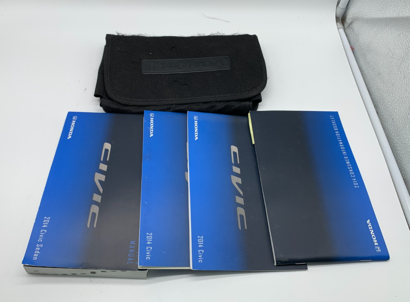 2014 Honda Civic Sedan Owners Manual Set with Case OEM C04B09005