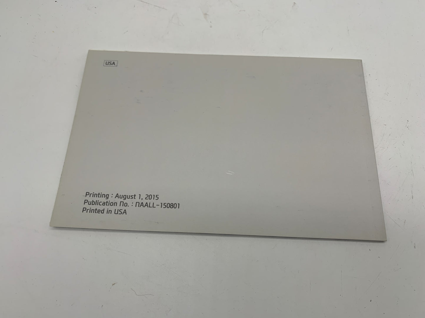 2016 Hyundai Sonata Owners Manual Set with Case OEM A02B46054