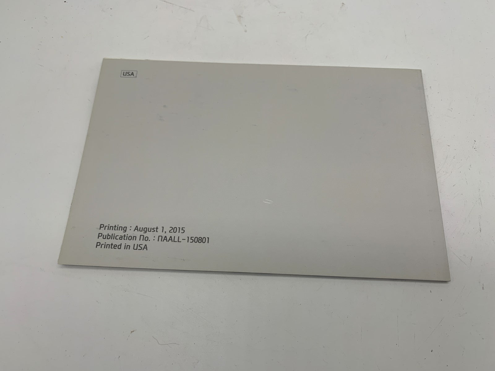 2016 Hyundai Sonata Owners Manual Set with Case OEM A02B46054