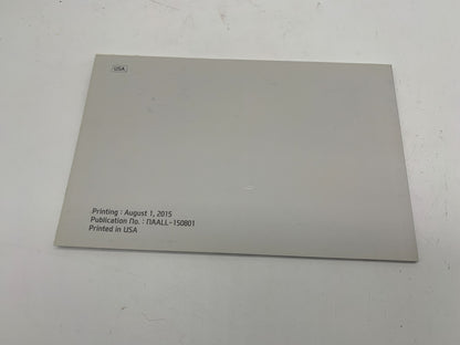 2016 Hyundai Sonata Owners Manual Set with Case OEM A02B46054