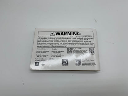 2021 Chevy Traverse Owners Manual OEM C03B54017