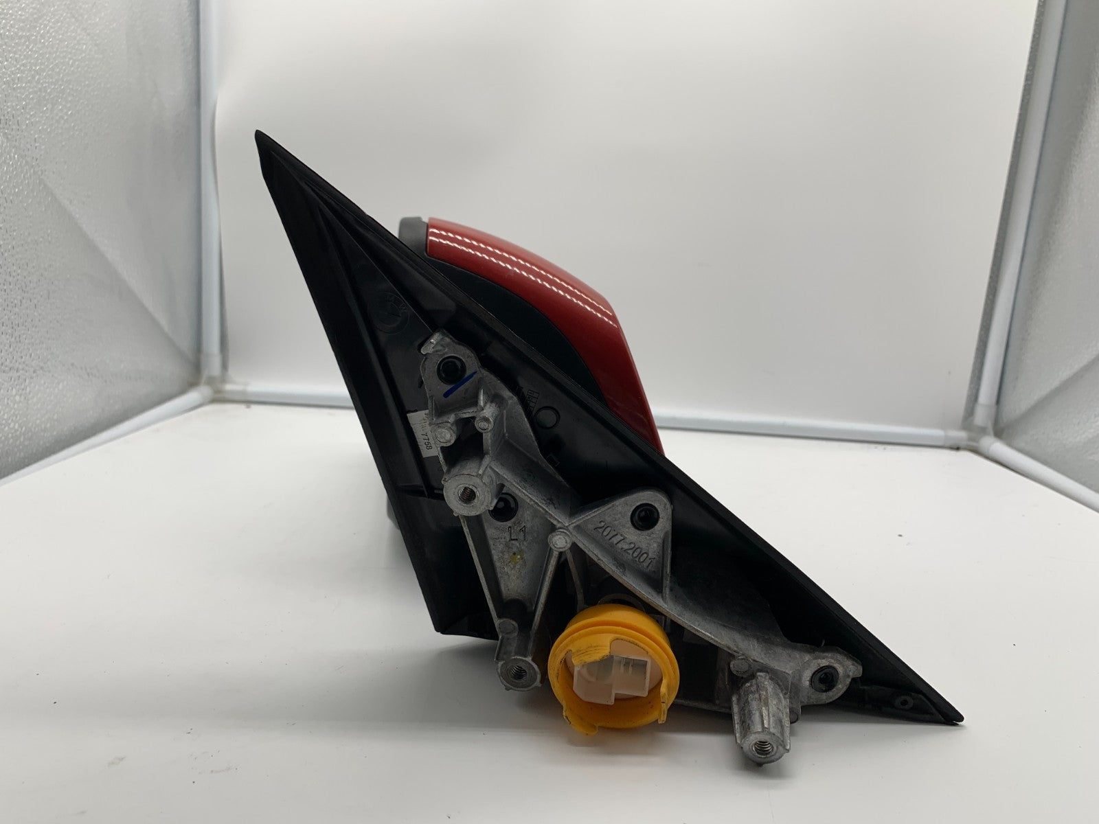 2013-2018 BMW 328i Driver Side View Power Door Mirror Red OEM C01B29002