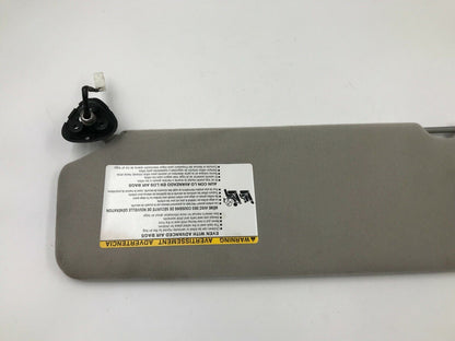 2005-2010 Toyota Sienna Passenger Sun Visor Gray Illuminated OEM E03B67001