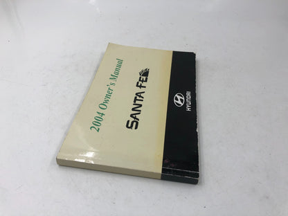 2004 Hyundai Santa FE Owners Manual OEM C04B59007