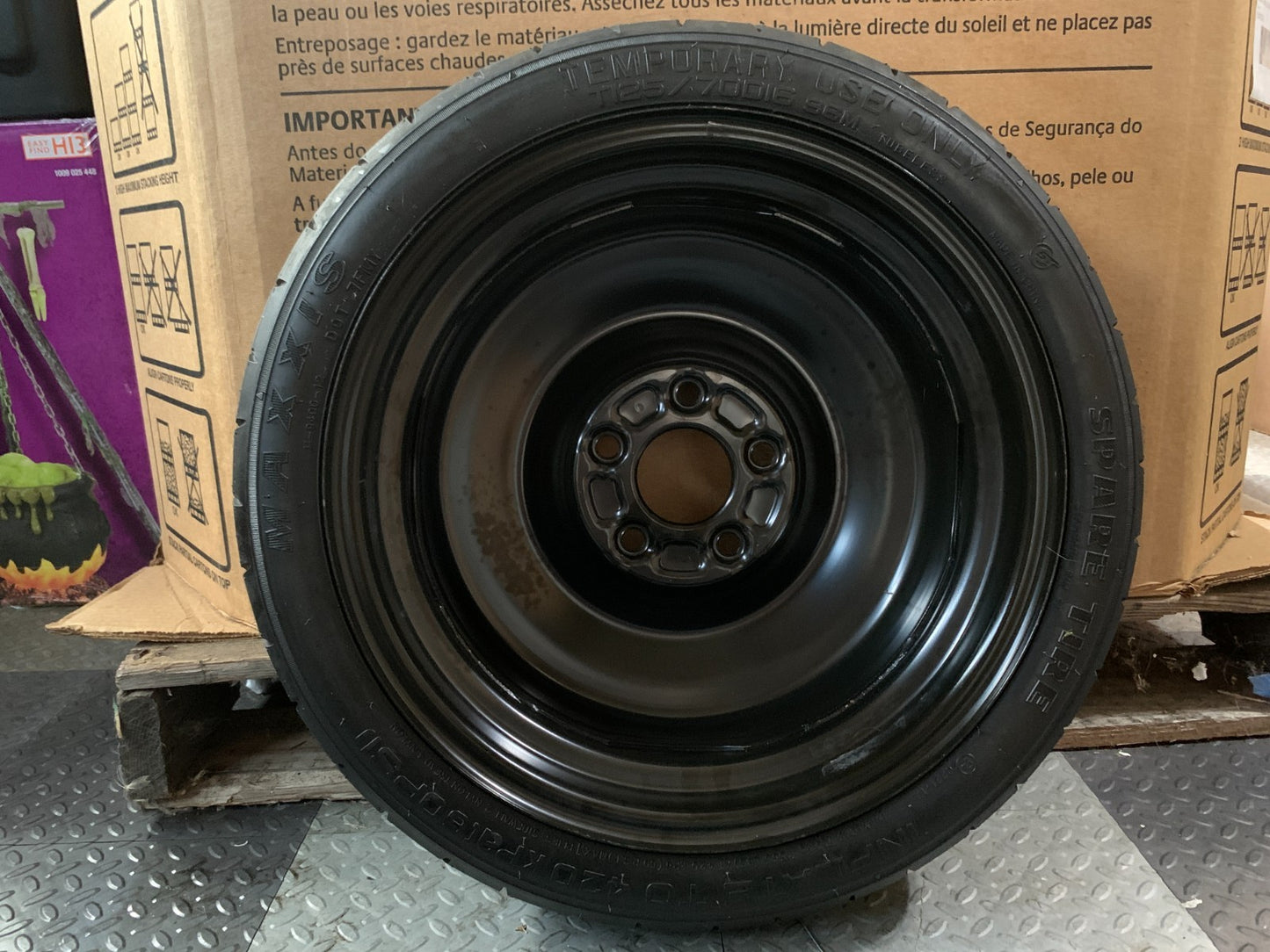 2015-2019 Nissan Sentra 16" Spare Tire Wheel Compact Donut T125/70D16