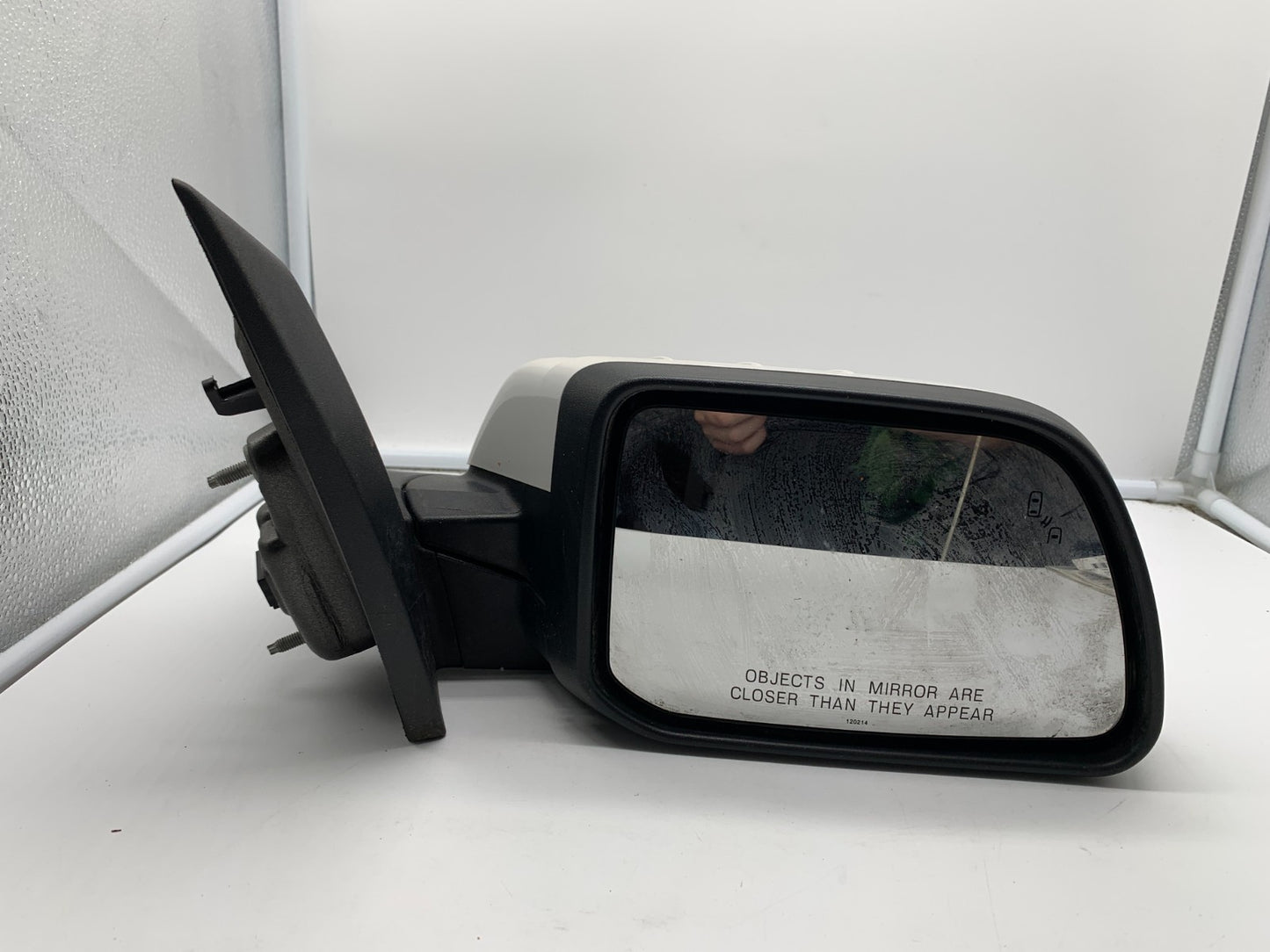 2015-2018 Ford Edge Passenger Side View Power Door Mirror White BSA C03B57005