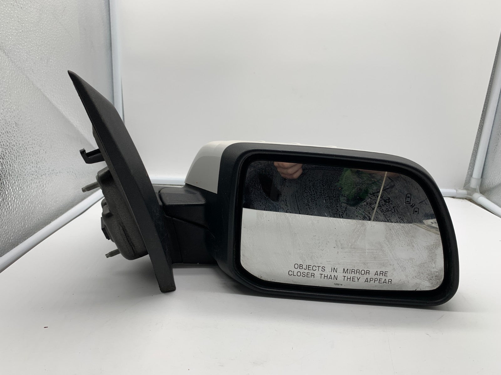 2015-2018 Ford Edge Passenger Side View Power Door Mirror White BSA C03B57005